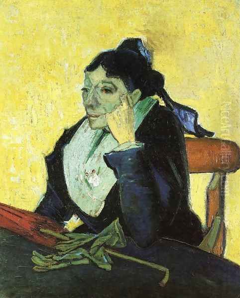 L'Arlesienne, Portrait of Madame Ginoux Oil Painting by Vincent Van Gogh