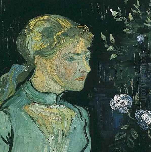 Portrait Of Adeline Ravoux Oil Painting by Vincent Van Gogh