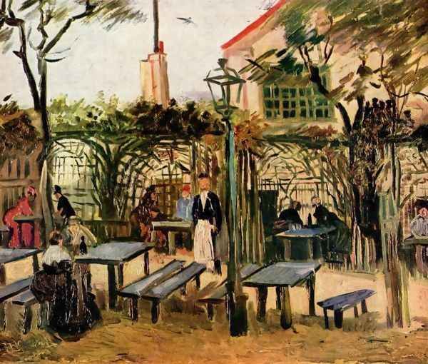 La Guinguette 1886 Oil Painting by Vincent Van Gogh