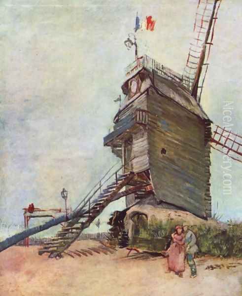 Le Moulin de la Galette Oil Painting by Vincent Van Gogh