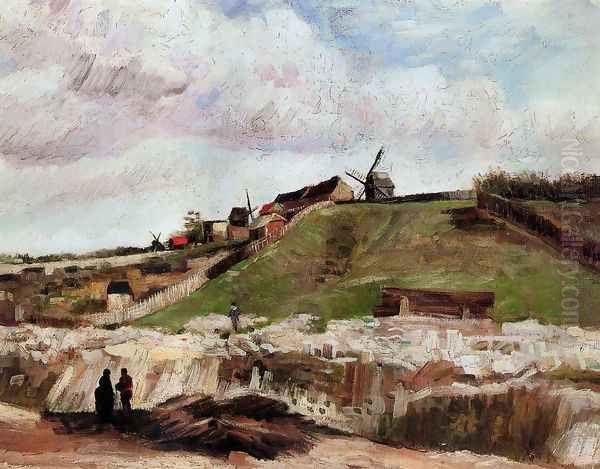 Montmartre: the Quarry and Windmills Oil Painting by Vincent Van Gogh