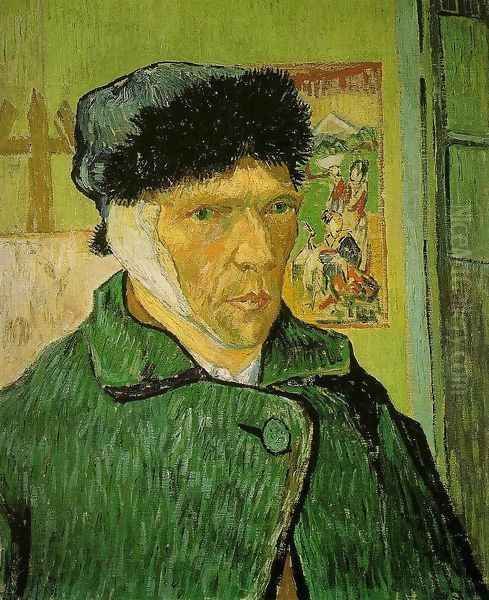 Self-Portrait with Bandaged Head Oil Painting by Vincent Van Gogh