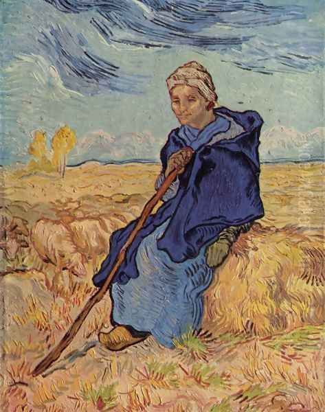 old woman sitting Oil Painting by Vincent Van Gogh