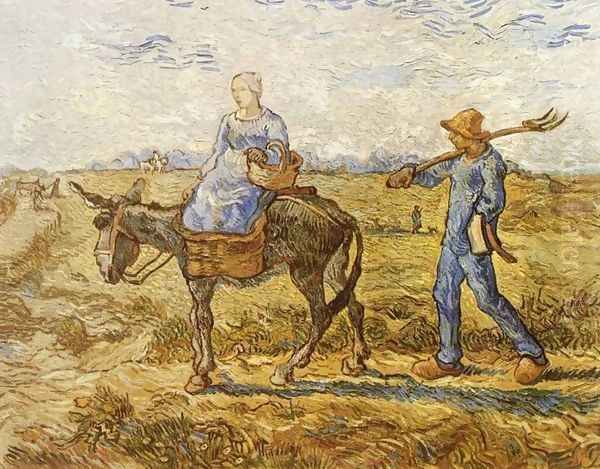 Morning Oil Painting by Vincent Van Gogh