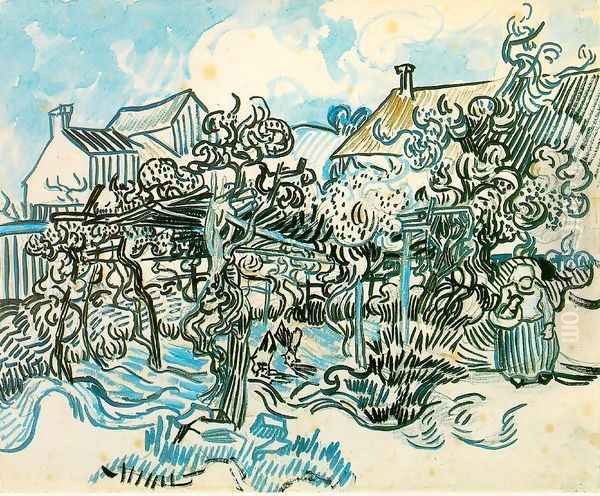 old-vineyard Oil Painting by Vincent Van Gogh