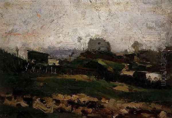 View of Montmartre with Quarry Oil Painting by Vincent Van Gogh