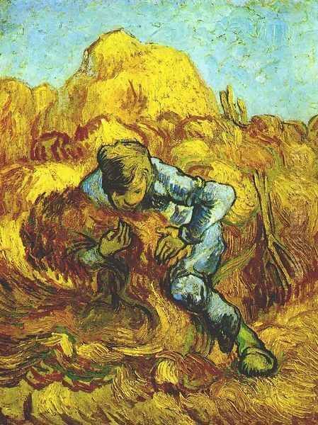 The Sheaf-Binder Oil Painting by Vincent Van Gogh