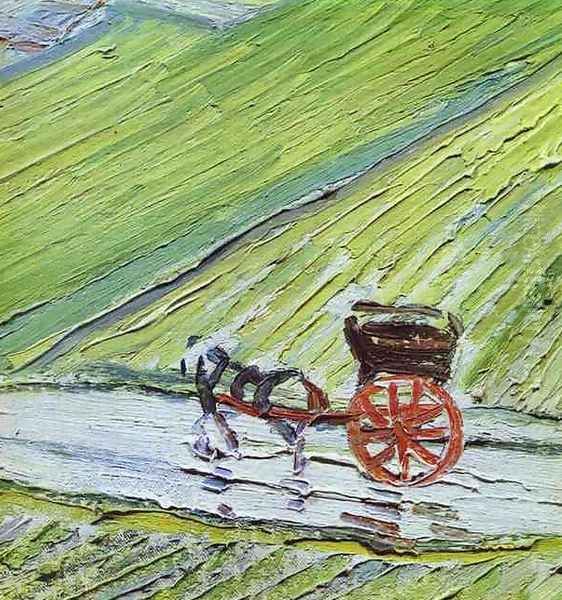 Une route d'Auvers après la pluie 2 1890 Oil Painting by Vincent Van Gogh