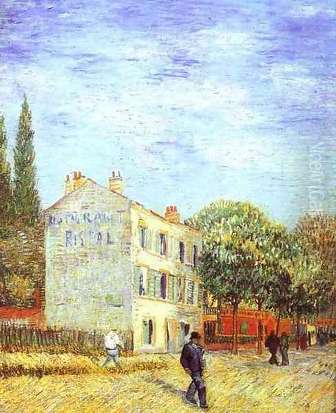 Restaurant Rispal à Asnières 1887 Oil Painting by Vincent Van Gogh