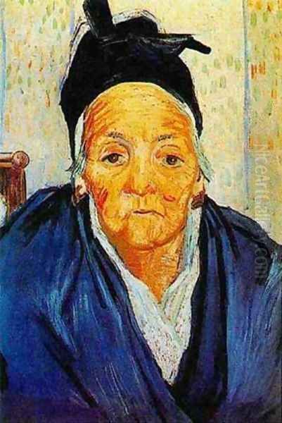 Old Woman Of Arles 1888 Oil Painting by Vincent Van Gogh