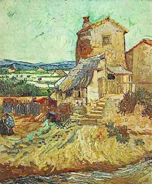 Old Mill 1889 Oil Painting by Vincent Van Gogh