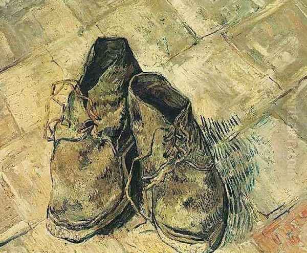 Pair Of Shoes A Oil Painting by Vincent Van Gogh