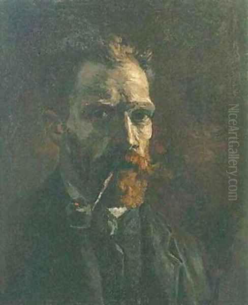 Self Portrait 1 1886 Oil Painting by Vincent Van Gogh