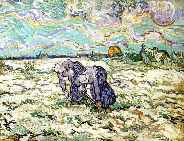 The Weeders (after Millet) Oil Painting by Vincent Van Gogh