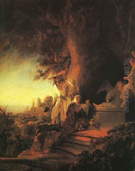 Biblical Scene Oil Painting by Rembrandt Van Rijn