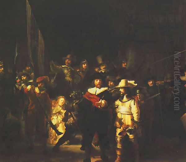 The NightWatch Oil Painting by Rembrandt Van Rijn