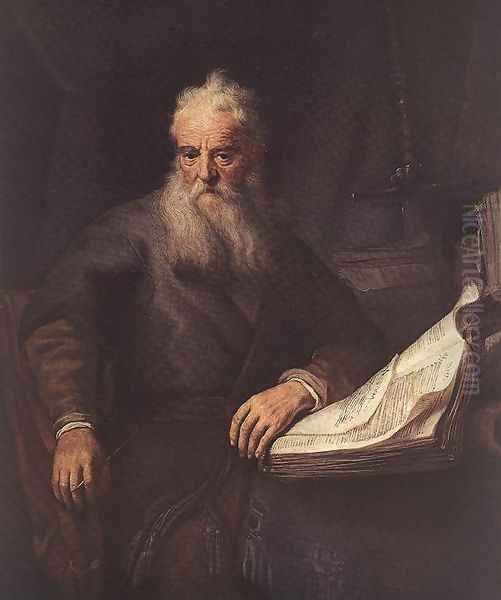 Apostle Paul 1635 Oil Painting by Rembrandt Van Rijn