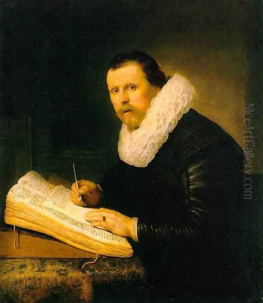 A Scholar 1631 Oil Painting by Rembrandt Van Rijn