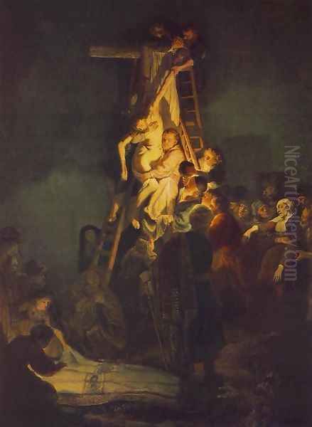 Descent from the Cross 1634 Oil Painting by Rembrandt Van Rijn