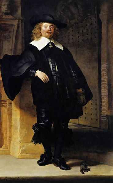 Portrait of Andries de Graeff 1639 Oil Painting by Rembrandt Van Rijn