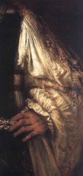 Aristotle with a Bust of Homer [detail: 1] Oil Painting by Rembrandt Van Rijn