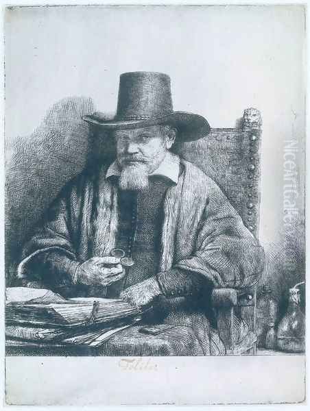 Arnold Thorlinx Oil Painting by Rembrandt Van Rijn