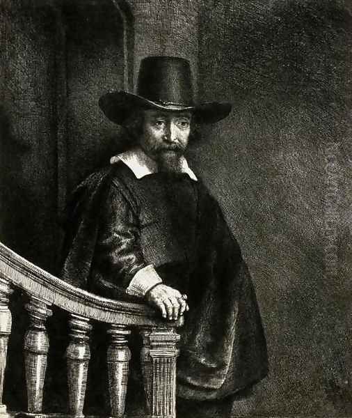 Ephraim Bonus, Jewish Physician Oil Painting by Rembrandt Van Rijn