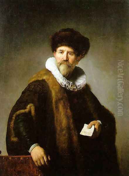 Portrait of Nicolaes Ruts 1631 Oil Painting by Rembrandt Van Rijn