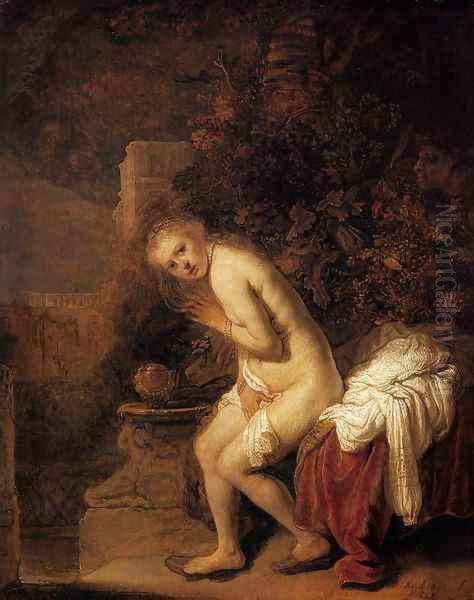 Susanna and the Elders Oil Painting by Rembrandt Van Rijn