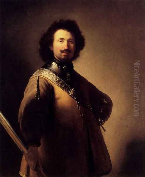 Portrait Of Joris de Caullery Oil Painting by Rembrandt Van Rijn