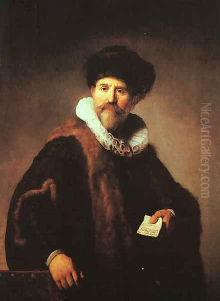 Nicolaes Ruts 1631 Oil Painting by Rembrandt Van Rijn