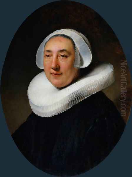 Portrait of Haesje van Cleyburgh Oil Painting by Rembrandt Van Rijn