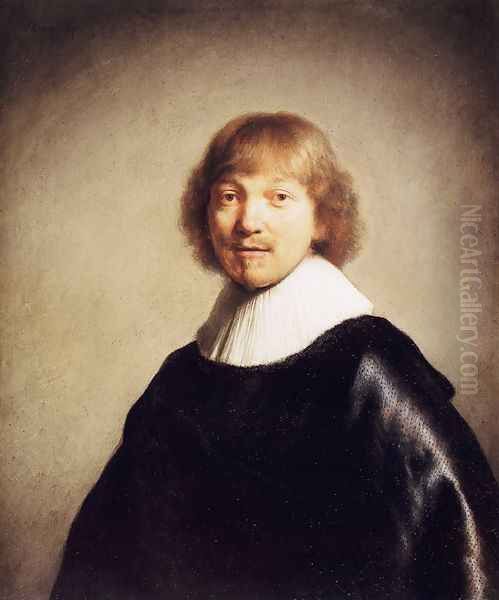 Portrait of Jacob III de Gheyn Oil Painting by Rembrandt Van Rijn