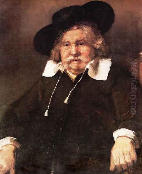 Portrait of an Elderly Man Oil Painting by Rembrandt Van Rijn