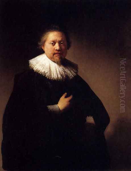 Portrait Of A Man Oil Painting by Rembrandt Van Rijn