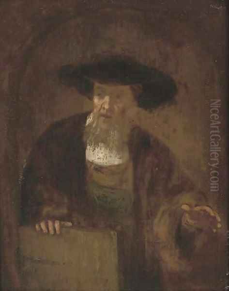 Portrait of an old man Oil Painting by Rembrandt Van Rijn