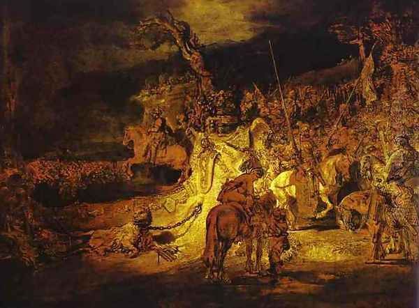 The Unity (Agreement) in the Country Oil Painting by Rembrandt Van Rijn