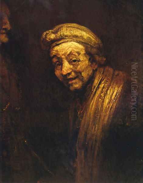 Self-Portrait 8 Oil Painting by Rembrandt Van Rijn