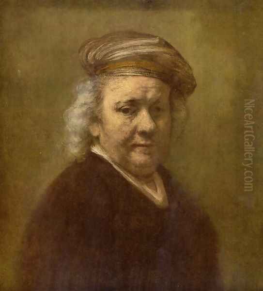 Self-Portrait 2 2 Oil Painting by Rembrandt Van Rijn