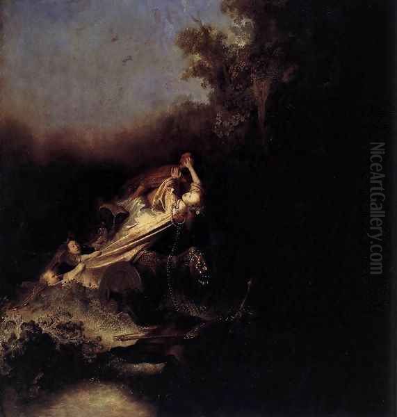 Rape of Proserpina Oil Painting by Rembrandt Van Rijn