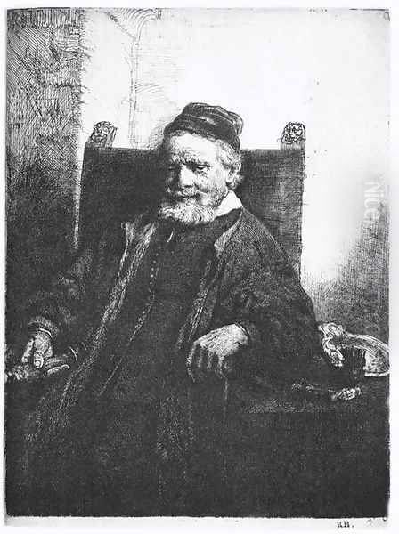 Johannes Lutma Oil Painting by Rembrandt Van Rijn