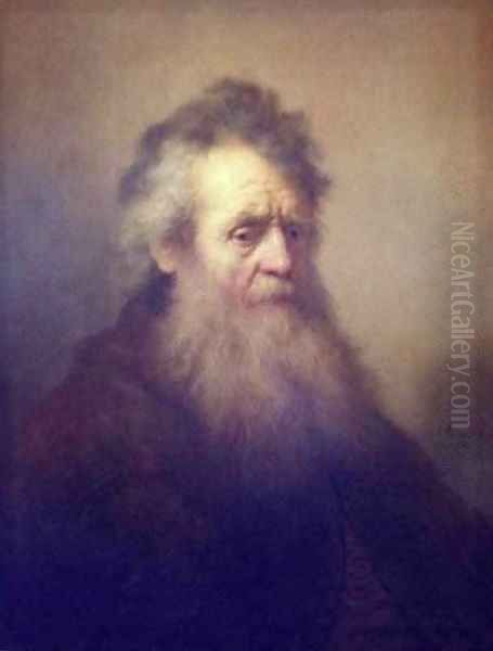 Portrait of an Old Man 3 Oil Painting by Rembrandt Van Rijn