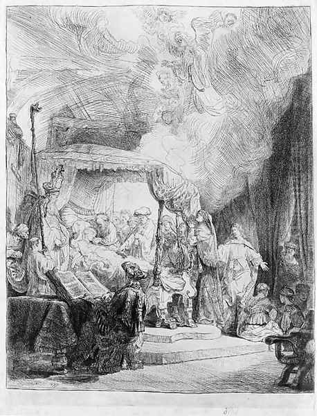 The Death of the Virgin Oil Painting by Rembrandt Van Rijn