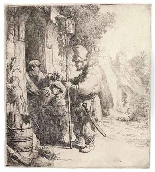 The Rat Catcher Oil Painting by Rembrandt Van Rijn