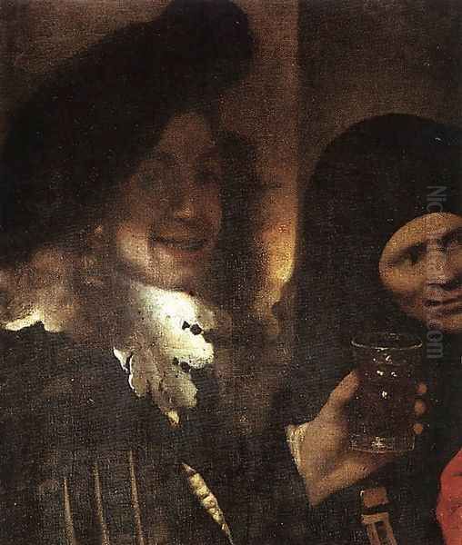 The Procuress (detail-2) 1656 Oil Painting by Jan Vermeer Van Delft