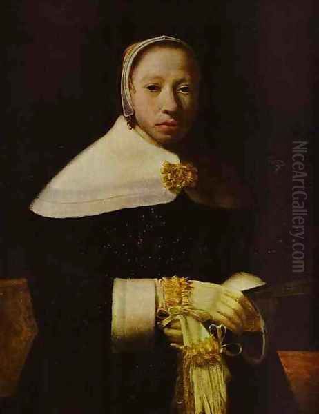 Portrait of a Woman Oil Painting by Jan Vermeer Van Delft