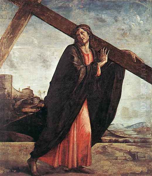 Christ Carrying The Cross Oil Painting by Tiziano Vecellio (Titian)