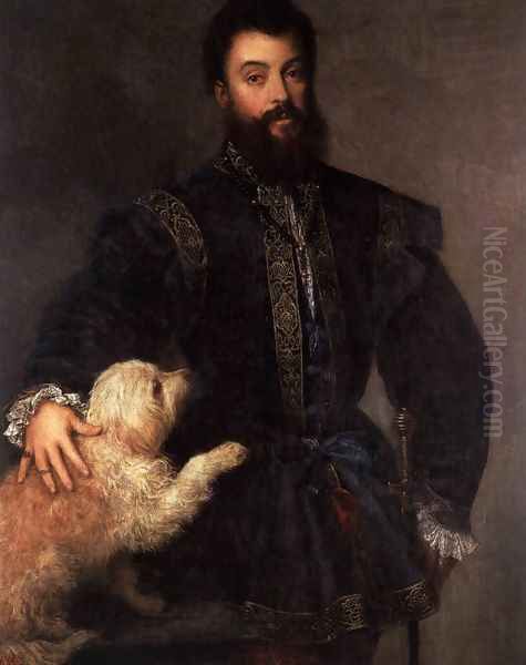 Federico Gonzaga, Duke of Mantua Oil Painting by Tiziano Vecellio (Titian)