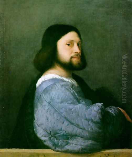 Portrait of Ariosto Oil Painting by Tiziano Vecellio (Titian)