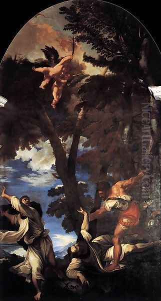 The Death of St Peter Martyr Oil Painting by Tiziano Vecellio (Titian)